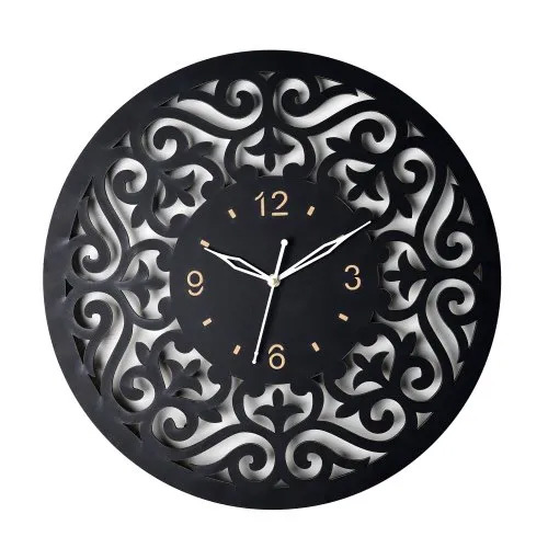 Dark Brown Wall Clock