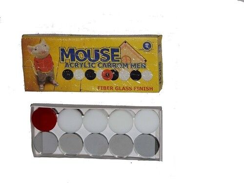 Carrom Coins Mouse Acrylic