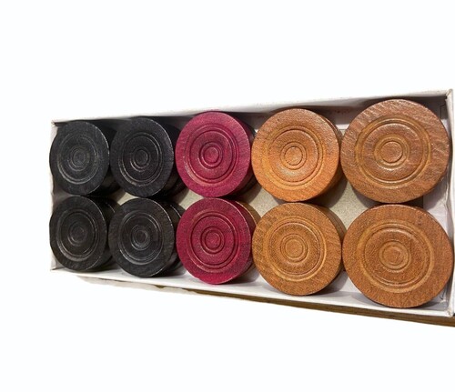 CARROM COINS WOODEN
