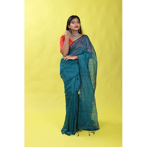 Casual Blue Handloom Saree