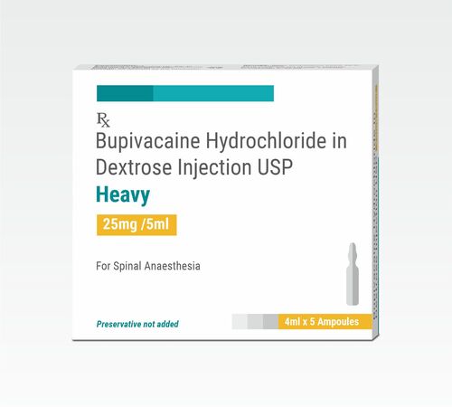 Bupivacaine Hydrochloride 5mg  In Dextrose 80mg  Injection