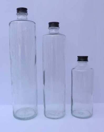 750 ML. Glass Pine Water Bottle