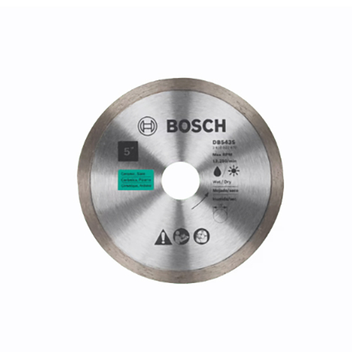 DB543S 5 Inch Continuous Rim Diamond Blade For Clean Cuts