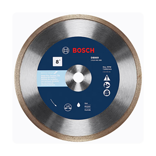 DB869 Continuous Rim Diamond Blade For Glass Tile