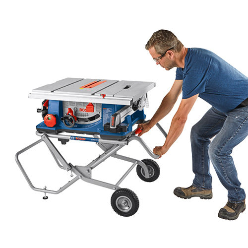 4100Xc-10 10 Inch Worksite Table Saw With Gravity Rise Wheeled Stand Application: Industrial & Commercial