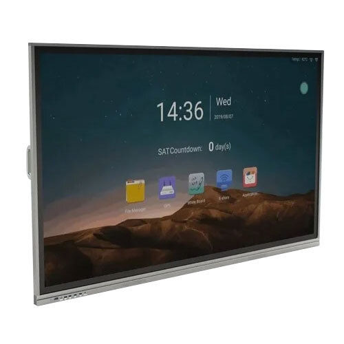 Black 65 Inch Interactive Flat Panel