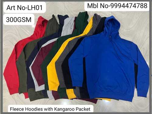 Fleece Hoodies with kanggaroo Pocket