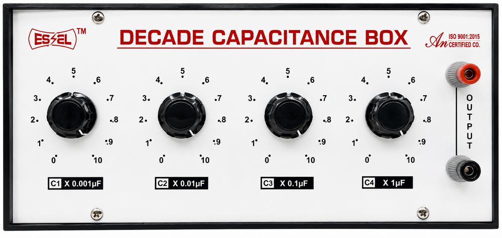 Decade Capacitance Box 4 Dial - Color: White