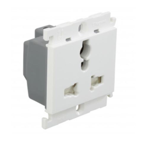 Legrand-Milind 6A 2/3 Pin Socket combine (2M)