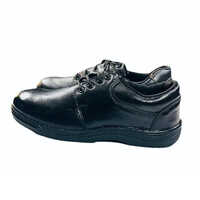 Lightweight Safety Shoes - High-quality Leather, Available In Various Sizes, Classic Black Color, Men's Lace Design, Ultimate Comfort And Protection