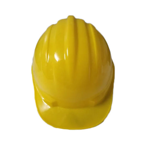 Yellow Hdpe Safety Helmet