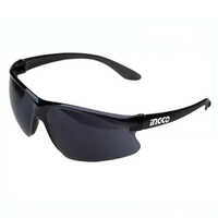 Industrial Safety Glasses - Glass Material, Male Design, Black Color | Reusable, Eye Safety Compliance Standards