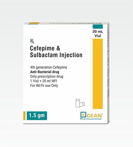 Cefepime And Sulbactam Injection - Recommended For: As Per Instruction