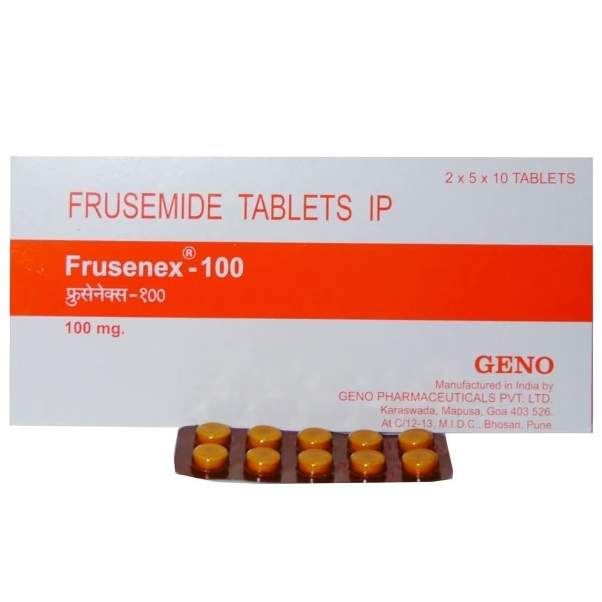 Furosemide 100mg Tablets