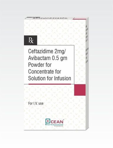 Ceftazidime and avibactam infusion