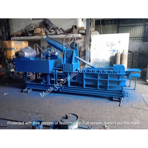 Blue Scrap Bundle Press Machine