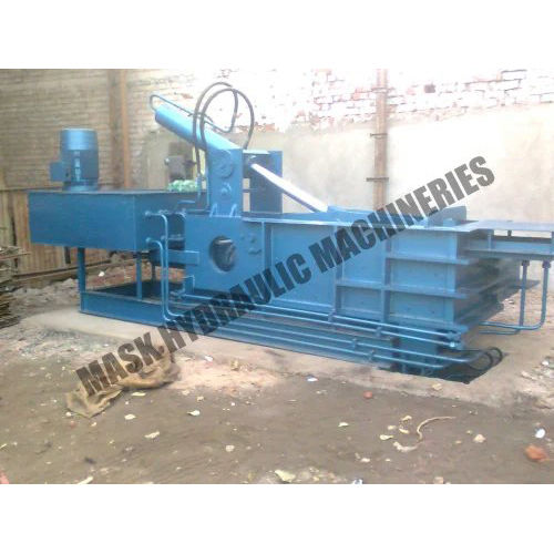 Scrap Baling Press - Electric, Semi Automatic | Blue Finish, Warranty Included, Ideal for Industrial Applications