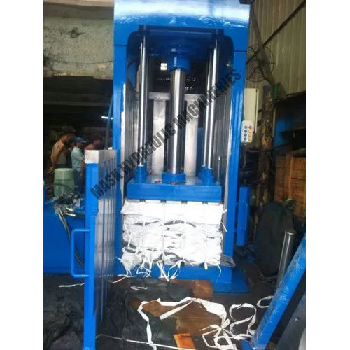 Vertical Baler For Hdpe Woven Sacks - Color: Blue