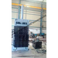 Blue Hydraulic Baling Press For Raffia Plastic