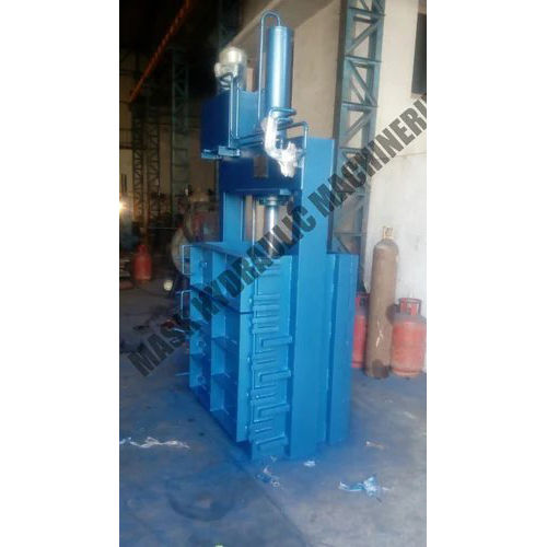 Blue Hydraulic Press For Paddy Straw