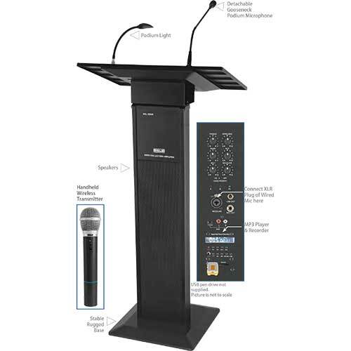 WSL 2500R PA Lectern