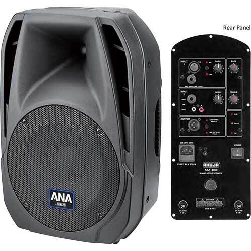 Black Aba 4000 Bi Amp Pa Active Loudspeakers