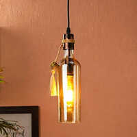 Badminton Shuttle Cork Shape Pendant Light - Glass, Modern Design | Stylish, High Quality, Easy Installation