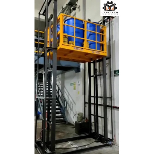 Hydraulic Double Mast Goods Lift