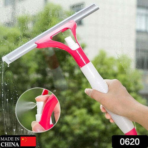 Home Practical Washing Brush Magic Spray Type Cleaning Brush With Spray Bottle Glass Wiper Window Clean Shave Glass Sponge Car Window Cleaning