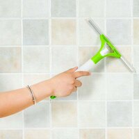 HOME PRACTICAL WASHING BRUSH MAGIC SPRAY TYPE CLEANING BRUSH WITH SPRAY BOTTLE GLASS WIPER WINDOW CLEAN SHAVE GLASS SPONGE CAR WINDOW CLEANING