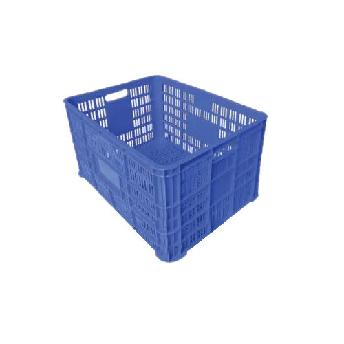 Industrial Blue Plastic Crates