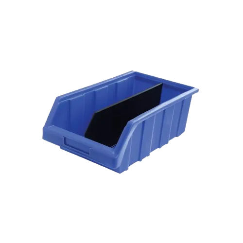 Blue Plastic Storage Bin