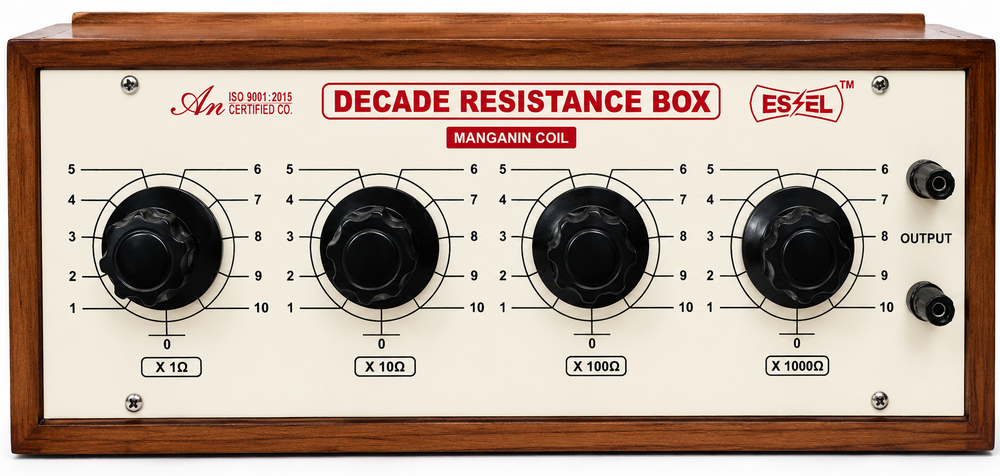 Decade Resistance Box 4 Dial - Color: White