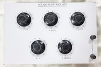 Decade Resistance Box 5  Dials