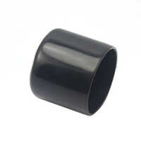 Plastic Tube Cap - Color: Black