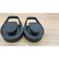 60mm Sports Bottle Cap - Plastic Material, Matte Black Color | Ideal Replacement For Bottles