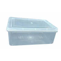 Plastic Round Food Container - Color: Transparent