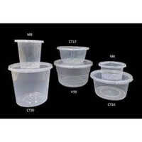 Plastic Food Packaging Container - Color: White