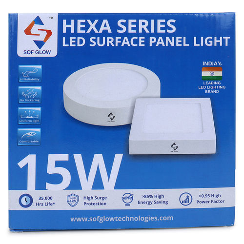 15W LED SURFACE PANEL  RD CW