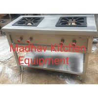 Two Burner Gas Stove - Color: Silver
