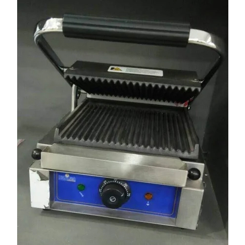 Stainless Steel Sandwich Griller - 240 V, Fully Automatic Electric Operation | Warranty Included, Ideal for Quick Meal Preparation