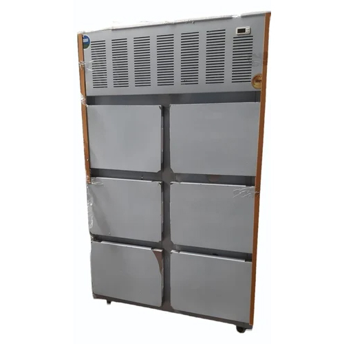 Silver 6 Door Ss Deep Freezer