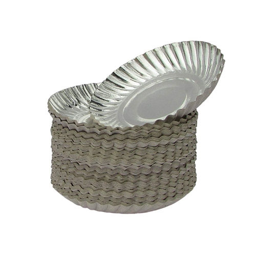 Silver Paper Round Plates Application: Kitchen