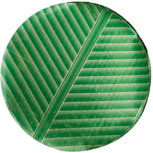 Paper Plates Green Kelapatta Round Cutting Sheet