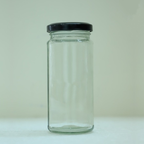 250 ML. Bamboo Glass Jar
