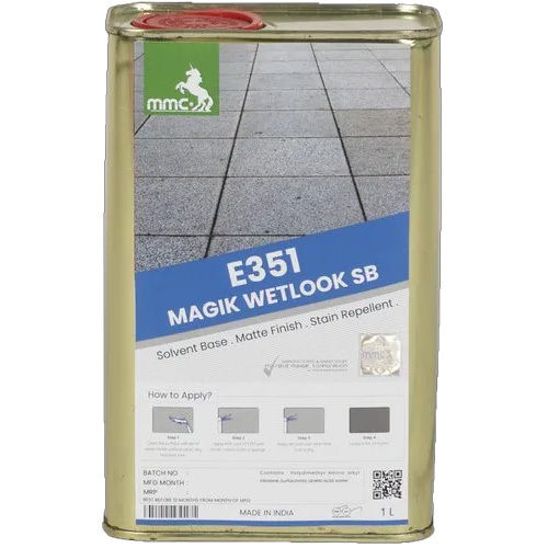 E351 Magic Wetlook Stone Sealer - Application: Construction