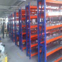 Industrial warehouse storage rack