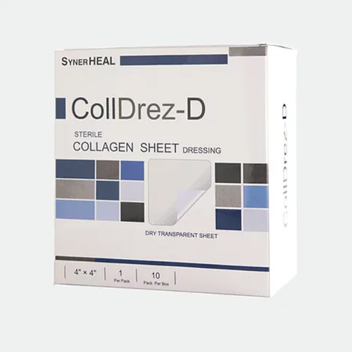 CollDrez- D 10x10 CM Sterile Collagen Dry Sheet