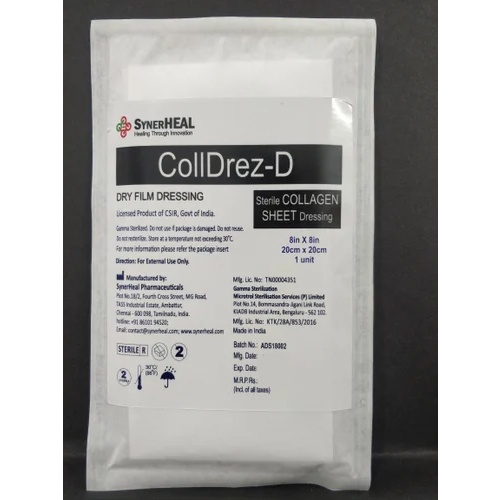 20 X 20 Cm Sterile Collagen Sheets