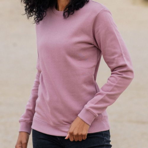 Pure 100% Organic Cotton Sweatshirt for Womens